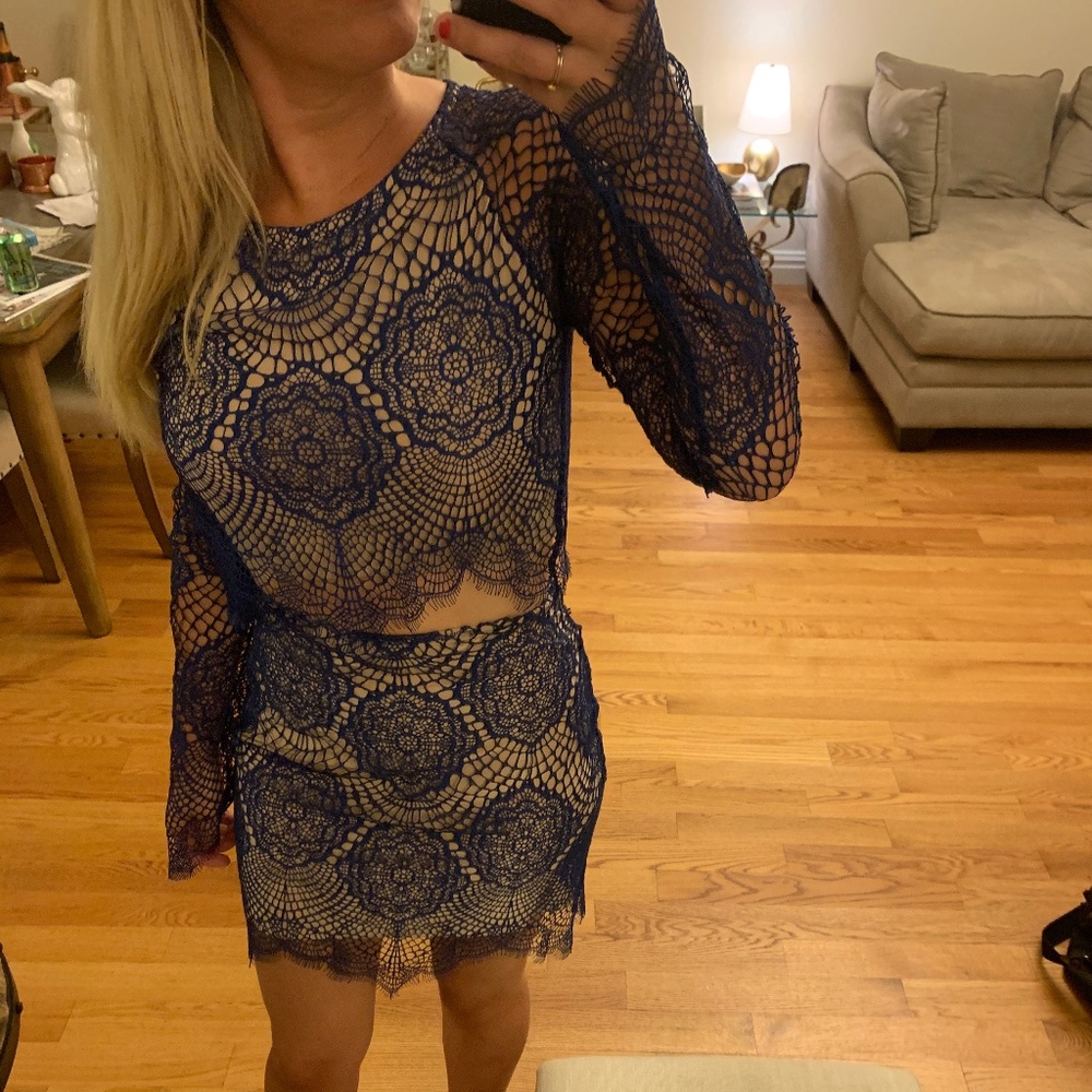 Flattering Lace Two Piece by For Love and Lemons